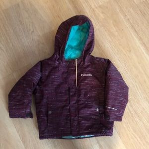Like new. Columbia winter sportswear winter jacket
